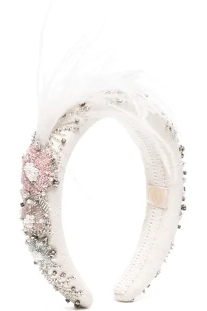 Maison Ava Fiorella bead-embellished headband