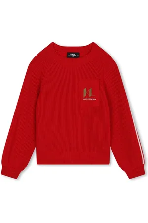 Karl Lagerfeld Logo-print knit jumper