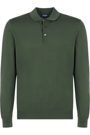 DRUMOHR Fine-knit polo shirt