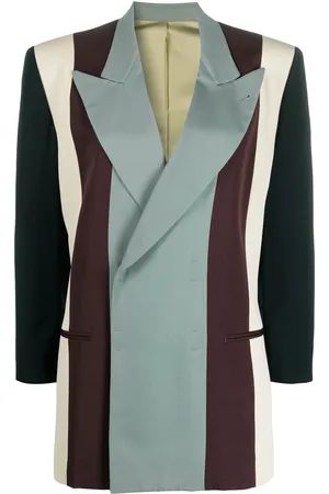 Jean Paul Gaultier 1994 colour-block striped blazer