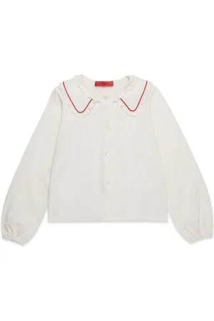 MAX&Co. Kids Bib-collar cotton T-shirt