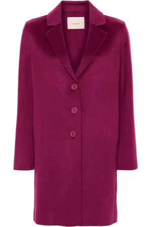 Twin-Set Logo-patch coat