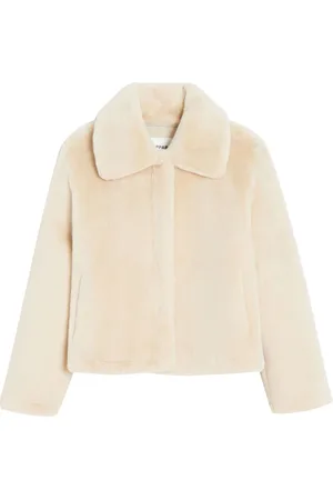 Apparis Wide-collar faux fur jacket