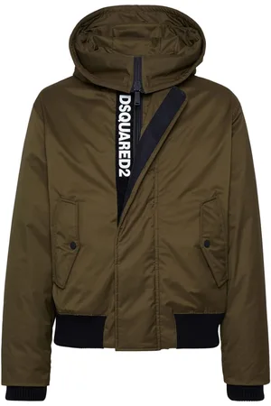 Dsquared2 Concealed logo-print padded jacket
