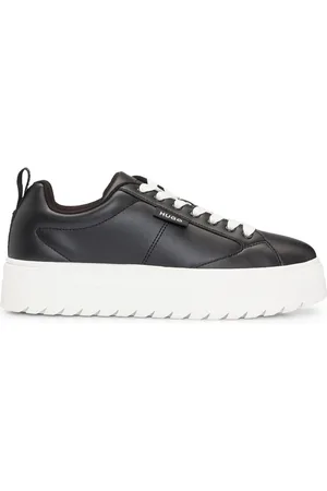 HUGO BOSS Logo-patch platform sneakers