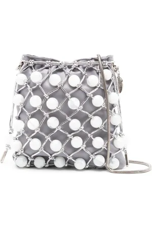 Isla Ibiza Lara bead-detailing shoulder bag