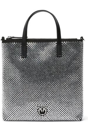 Pinko Mini rhinestone tote bag