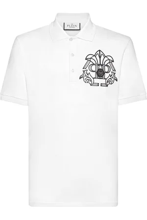 Philipp Plein Skull & Bones piqué polo shirt