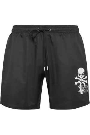 Philipp Plein Logo-print swim shorts