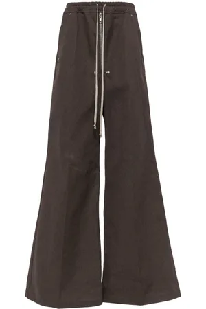 Rick Owens Wide bela trousers