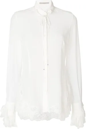 ERMANNO SCERVINO Lace frill blouse