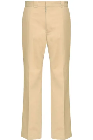 Maison Margiela Pressed-crease tailored trousers