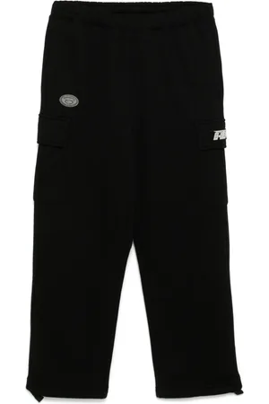 A Bathing Ape Logo patch track pants