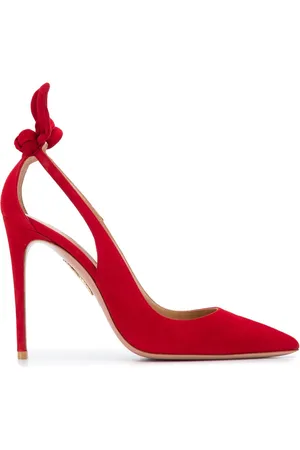 Aquazzura 105mm bow tie pumps