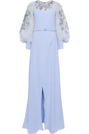 Saiid Kobeisy Bead-embellished crepe gown