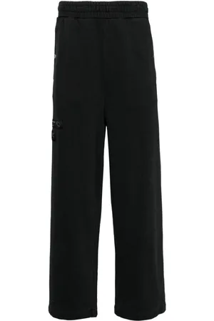 Izzue Logo-patch cotton track pants