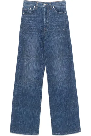 Maje Rhinestone-embellished jeans