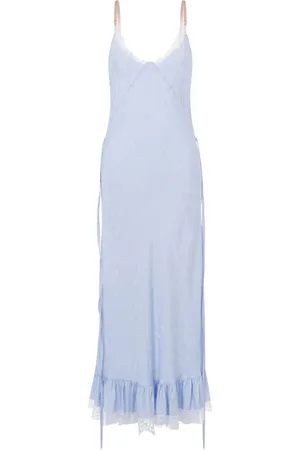 Moschino Lace-trim maxi dress