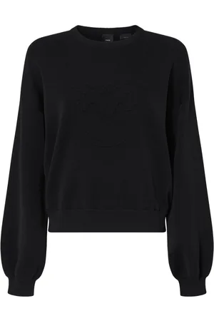Pinko Love Birds-embossed sweatshirt