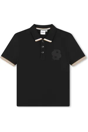 HUGO BOSS Logo-embroidered piqué-weave polo shirt