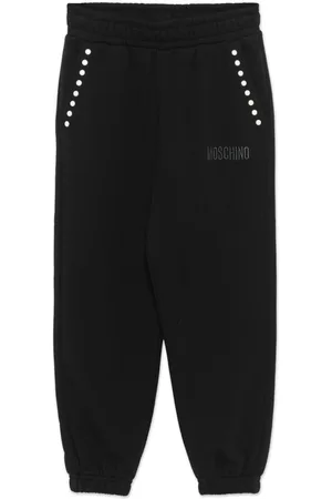 Moschino Stud-detail track pants