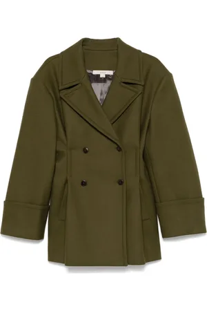REMAIN Pleated peacoat
