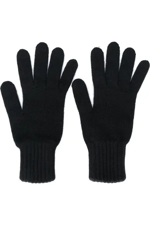 PRINGLE OF SCOTLAND Gloves with ribbed details