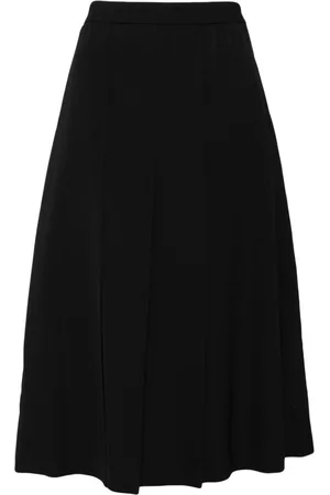 Comme des Garçons Pleated wool skirt
