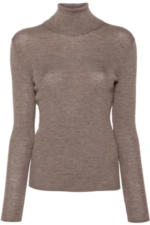 P.A.R.O.S.H. Turtle-neck ribbed-knit jumper