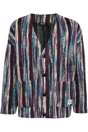 FIVE CM Striped cardigan