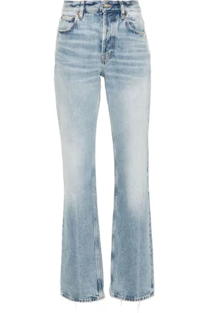 Saint Laurent Low-rise straight-leg jeans