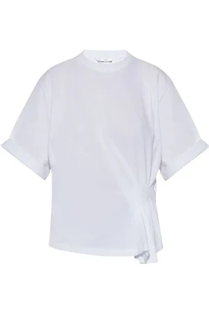 Victoria Beckham Ruched-detailing T-shirt