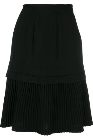 Comme des Garçons Layered pleated skirt