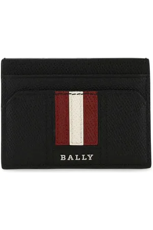 Bally Striped leather cardholder