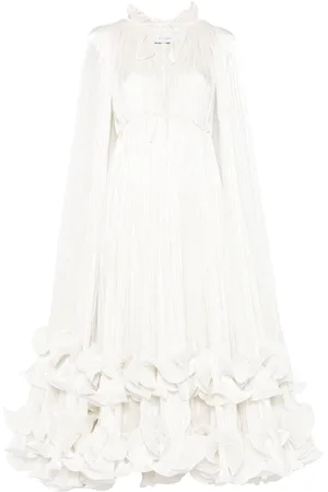 Ana Radu Cape-detailed maxi dress