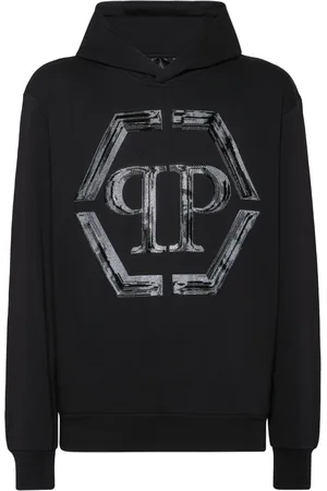 Philipp Plein Strass Hexagon hoodie