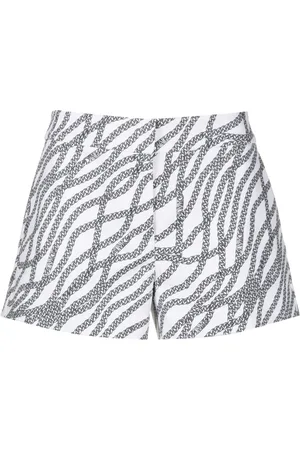 Michael Kors Chain-print cotton shorts