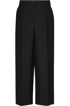 VALENTINO GARAVANI Cropped wide-leg trousers