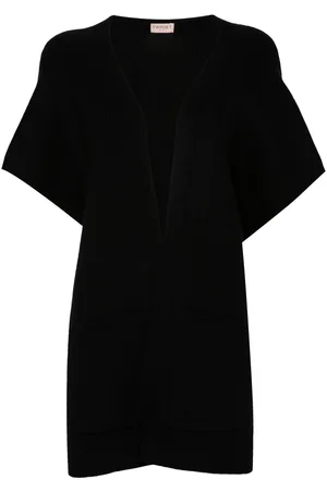 Twin-Set Logo-embroidered poncho