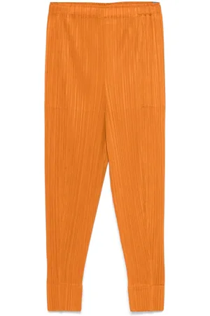 PLEATS PLEASE ISSEY MIYAKE Pleated cropped trousers