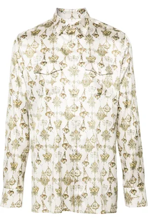 Givenchy Chandelier-print silk shirt