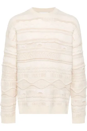 LANEUS 3D-knit sweater