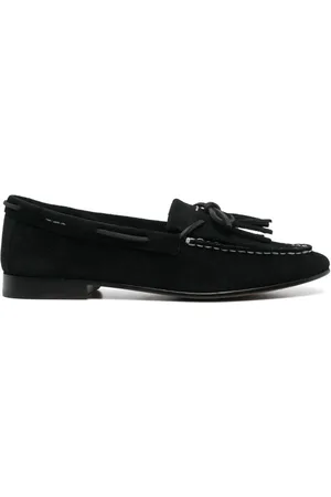Ralph Lauren Tassel-trim suede loafers
