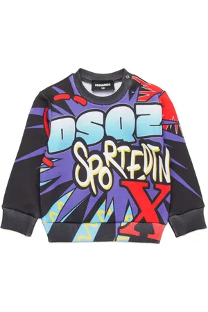 Dsquared2 Graphic-print cotton sweatshirt