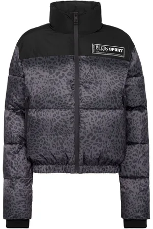 Philipp Plein Leopard-print puffer jacket