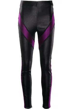 Jean Paul Gaultier 2000s contrast panel skinny trousers