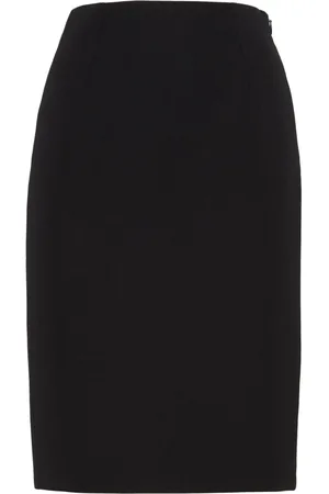 Dsquared2 High-rise wool pencil skirt