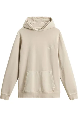 Woolrich Logo-embroidered cotton hoodie
