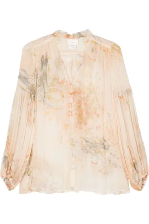 Camilla Floral-print blouse