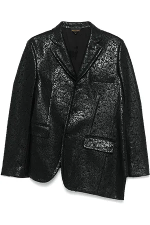 Comme des Garçons Embossed asymmetric blazer